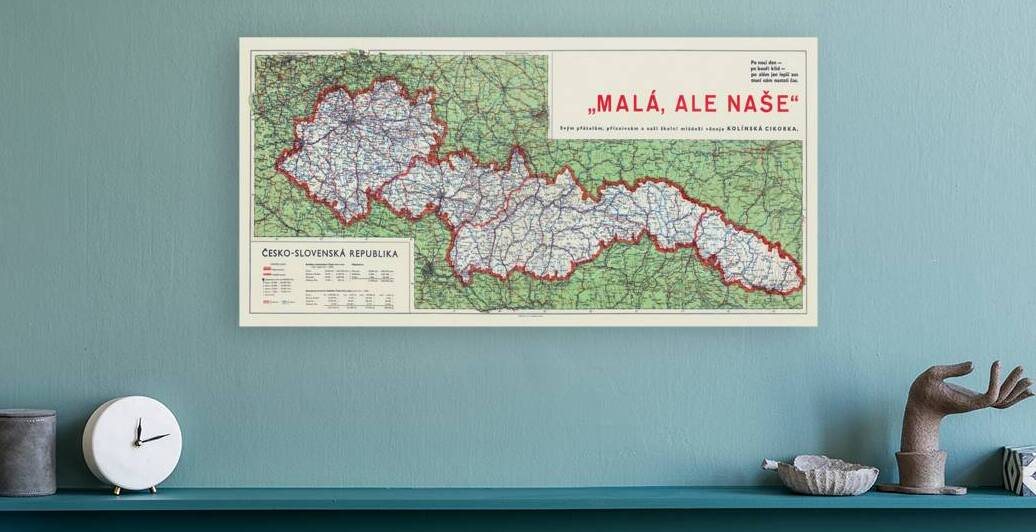 1938 Map of the Second Czechoslovak Republic – Short-Lived State Map Showing Post-Munich Borders and Sudetenland Transfer Before Nazi Invasion by History In Your Home