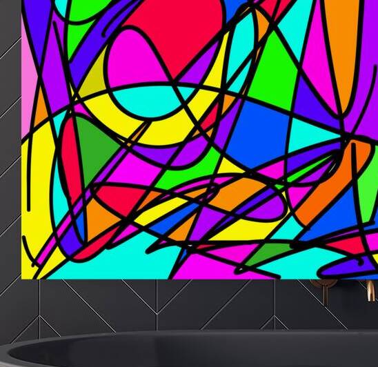 Square Stained Glass by Art by Josh