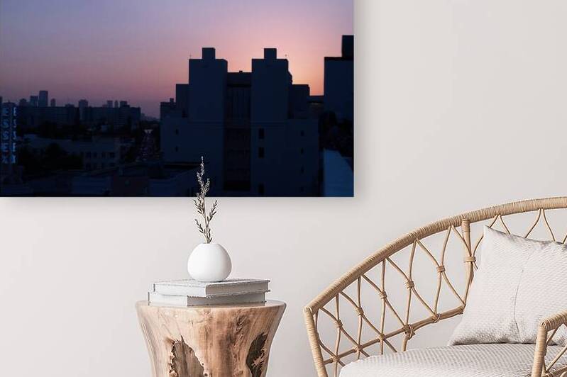 Miami Skyline by Art by Josh