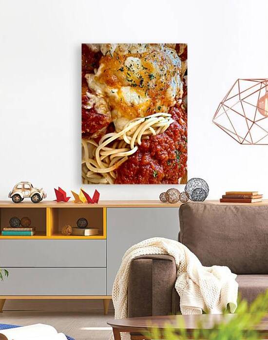 Chicken Parmigiana with Spaghetti by Bill Swartwout Photography