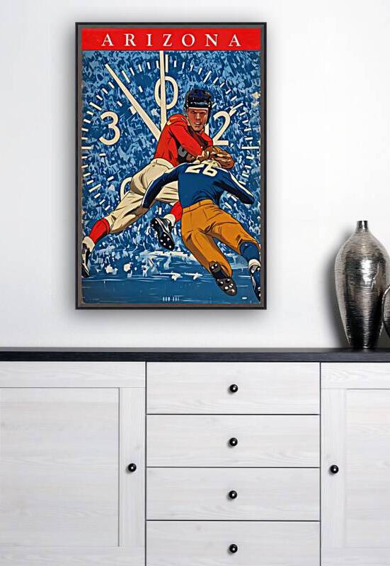 1941 Arizona Football Art Remix by Row One Brand