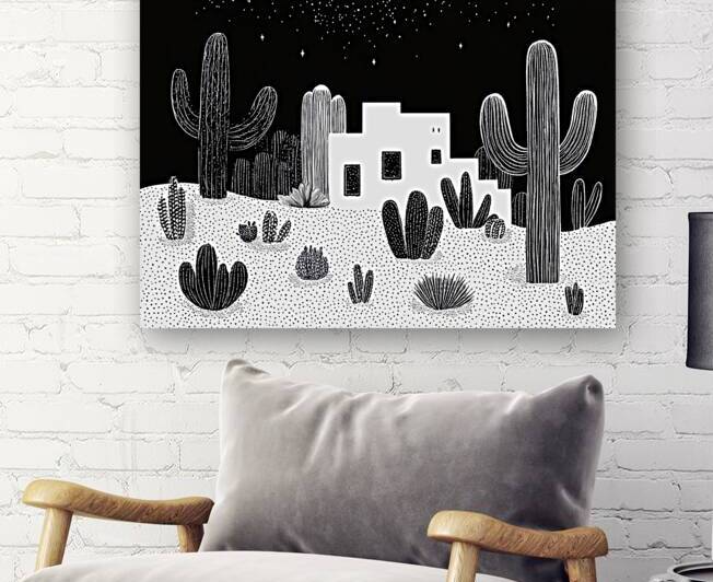 Cactus Garden Sketch Night by Travelling Light