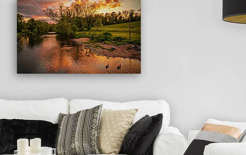 Golden Sunset Over the Little Lehigh by Jason Fink