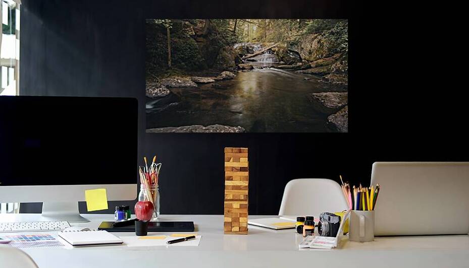 Wild Creek Falls Ahead   Wide by Jason Fink