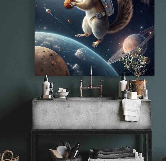 Space Squirrel by Art by Josh