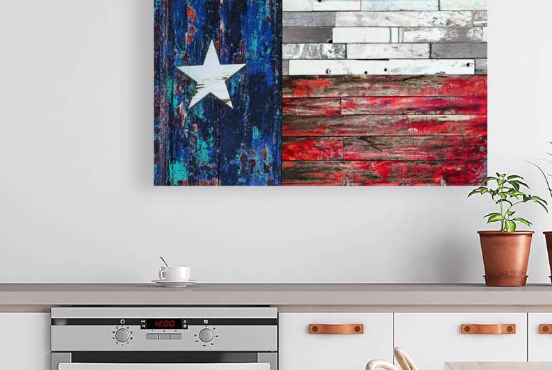 Lone Star Texas flag by DELPHIMAGES