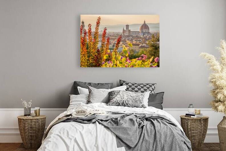 Cityscape of Florence in summer Tuscany by DELPHIMAGES