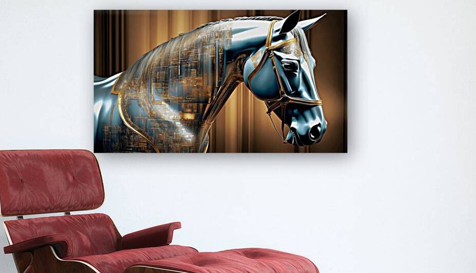 Galloping Canvas   2 by The Mabazza Foundation 