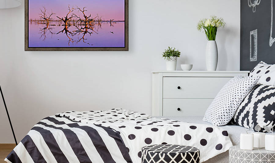 Twin Reflections - Pamamaroo Lake by Lexa Harpell