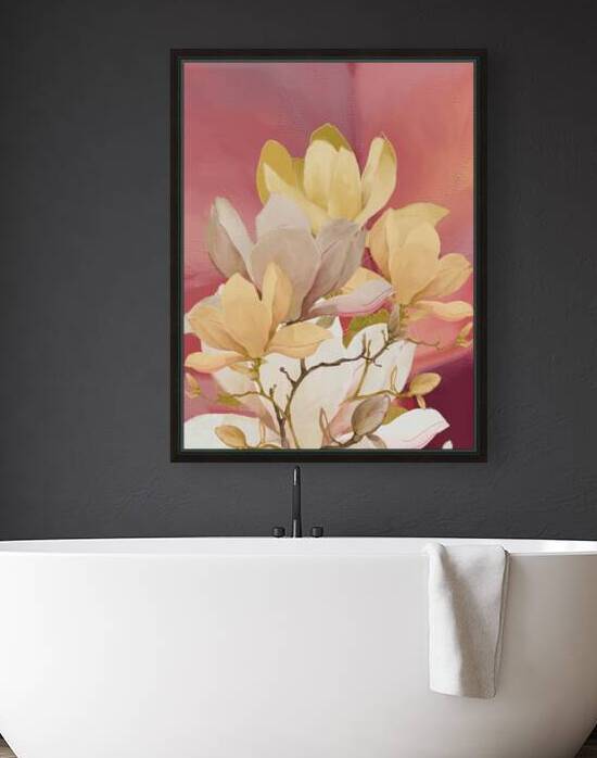 Magnolia Bloom Collage by Sarah Butcher