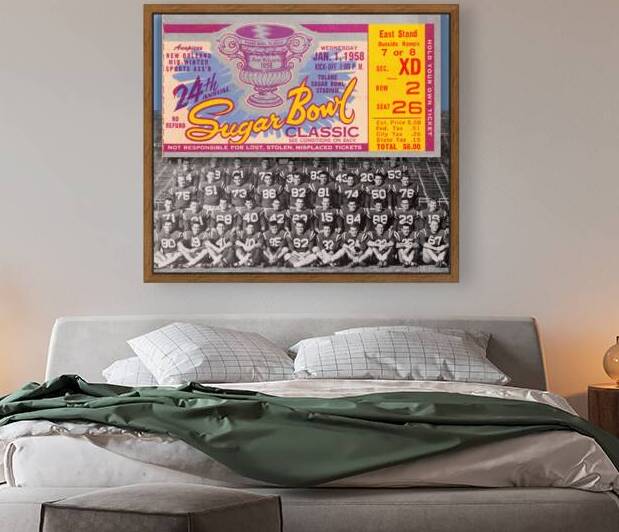 1958 Ole Miss Sugar Bowl Champions by Row One Brand