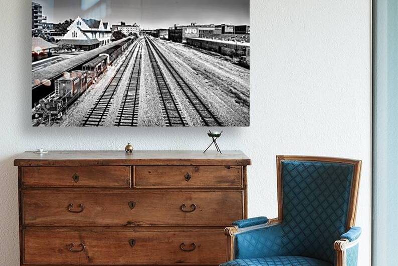 Historic Southern Railway Terminal Black and White Photography Knoxville Tennessee by Shelia Hunt Photography