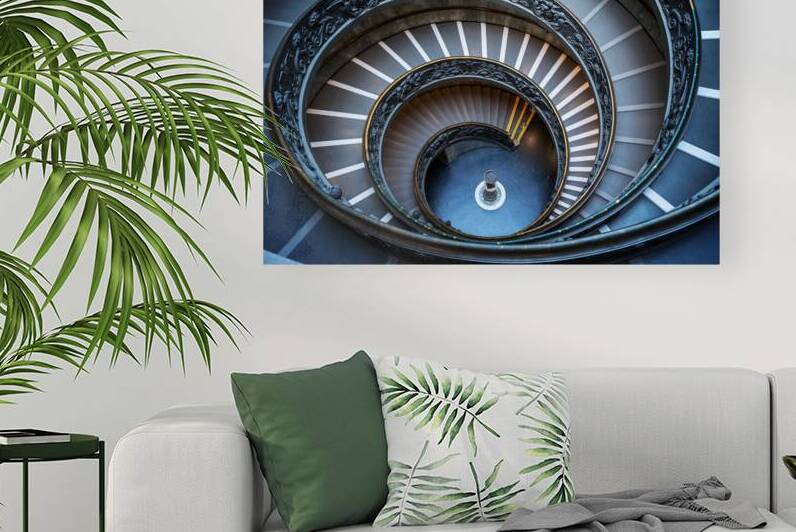 Bramante spiral staircase at the Vatican by DELPHIMAGES