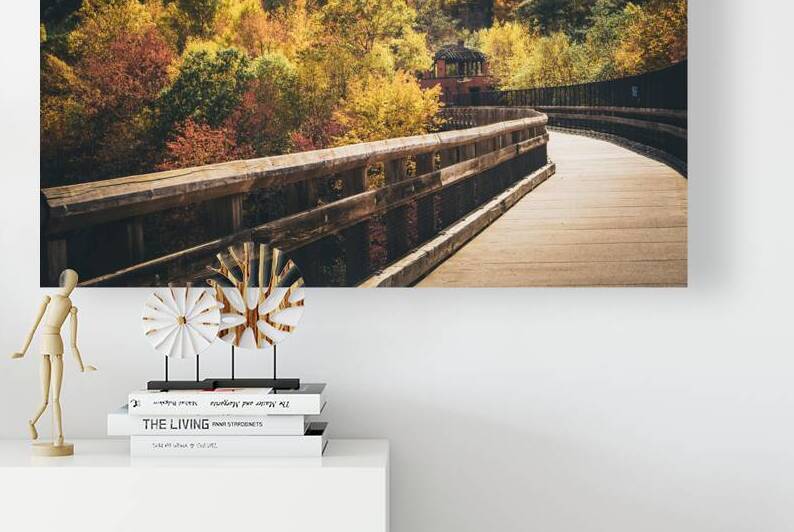 Autumn on Nesquehoning Bridge by Jason Fink