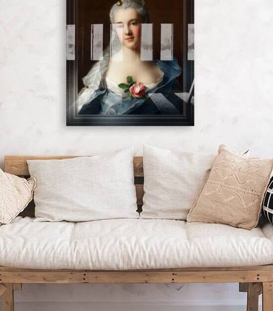 Manon Balletti by Jean-Marc Nattier - Old Masters Prints by xzendor7