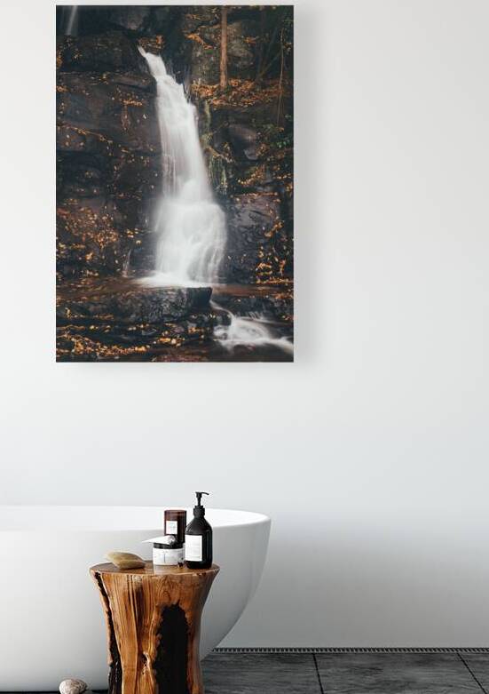 Autumn Leaves on Buttermilk Falls by Jason Fink