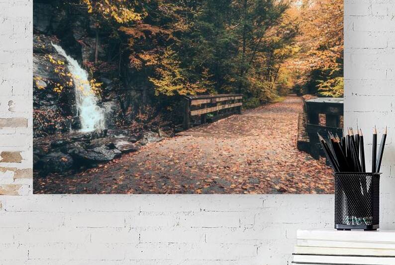 Buttermilk Falls and DL Trail in Autumn by Jason Fink