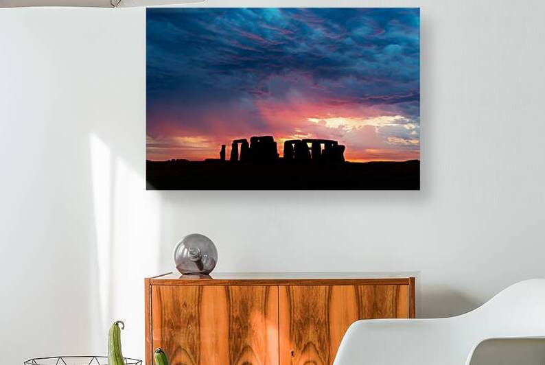 Stonehenge at sunset by DELPHIMAGES