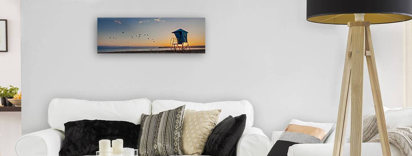 Coronado beach panoramic sunset San Diego by DELPHIMAGES