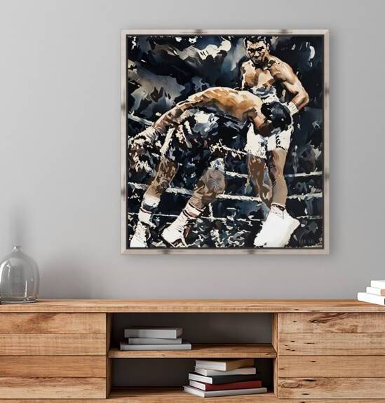 Ali Foreman Fight Art by Row One Brand