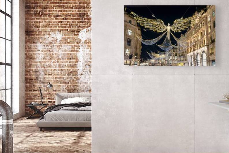 Angels Christmas lights in Regent street London by DELPHIMAGES