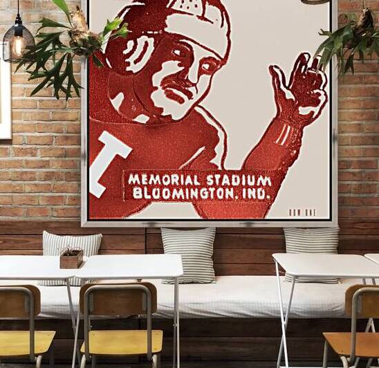 1953 Indiana Hoosiers Football Player by Row One Brand