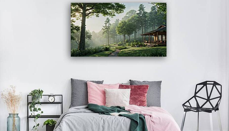 Forest Retreat: Tranquil Wall Art for a Calming Atmosphere 2 by WESTITRAD