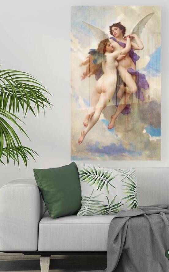 LAmour et Psych by William Adolphe Bouguereau by xzendor7