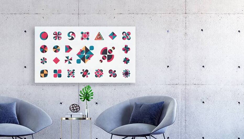 Dynamic Abstract Geometric Design: Bold Shapes and Modern Aesthetics 2 by WESTITRAD