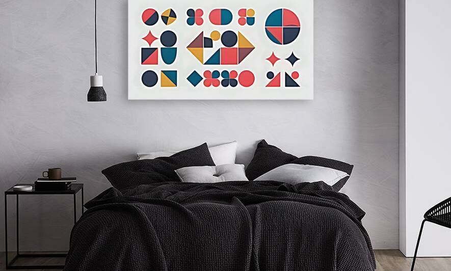 Dynamic Abstract Geometric Design: Bold Shapes and Modern Aesthetics 4 by WESTITRAD