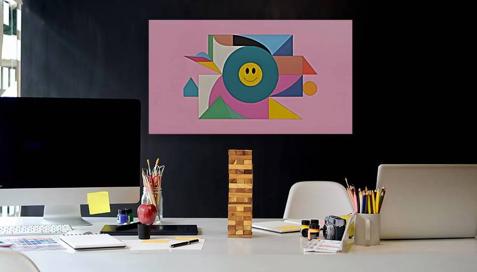 Dynamic Abstract Geometric Design: Bold Shapes and Modern Aesthetics 6 by WESTITRAD