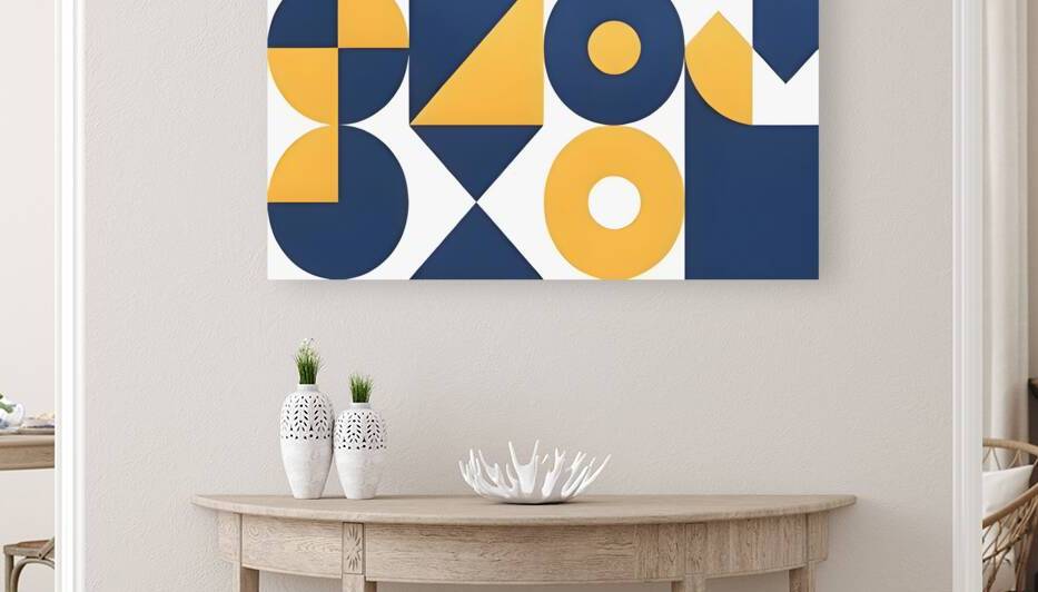 Dynamic Abstract Geometric Design: Bold Shapes and Modern Aesthetics 3 by WESTITRAD