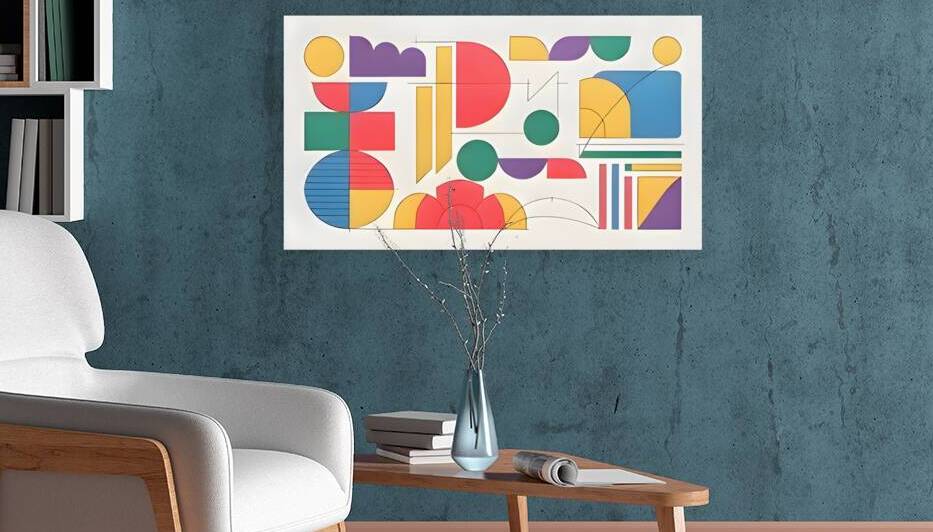 Dynamic Abstract Geometric Design: Bold Shapes and Modern Aesthetics 5 by WESTITRAD