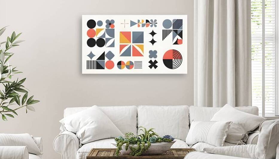 Dynamic Abstract Geometric Design: Bold Shapes and Modern Aesthetics 6 by WESTITRAD