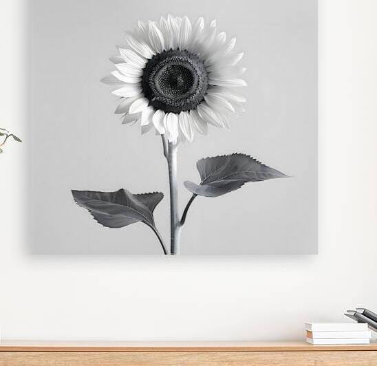 Sunflower Selfie 5 - Sunflower Portrait Art Prints by Savage Art Prints