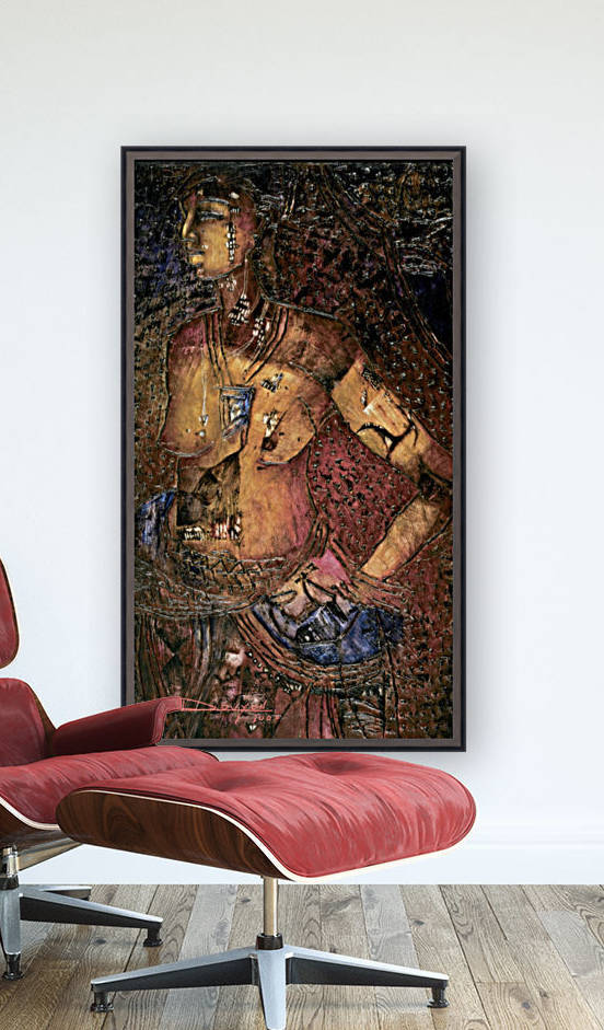 Jeun femme beninoise by Marie-Denise Douyon