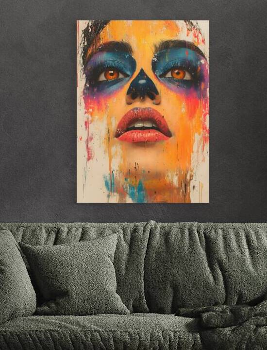 Catrina Del Alba - Catrina Of The Dawn - Dia de los Muertos Art Prints by Savage Art Prints