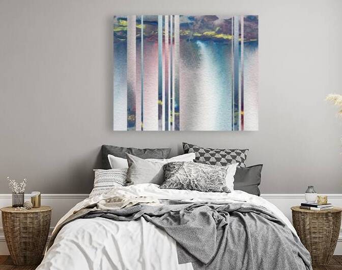 Art Magic Light Through The Clouds Abstract Water by Irina Sztukowski