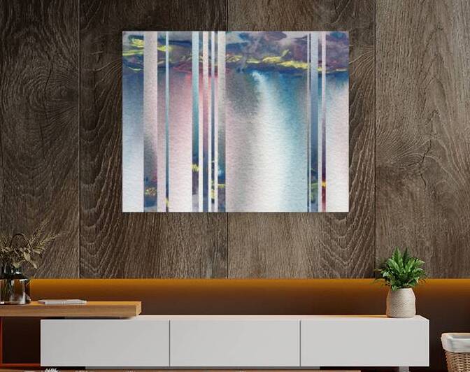 Art Magic Light Through The Clouds Abstract Water by Irina Sztukowski