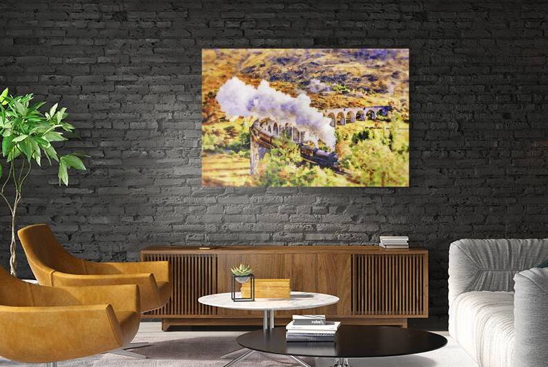 Harry Potter Train Watercolor by Travelling Light