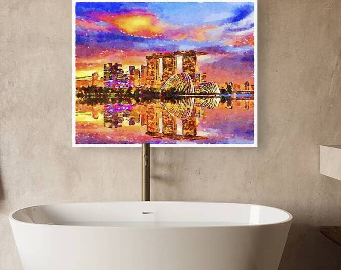 Singapore Sunset by Travelling Light