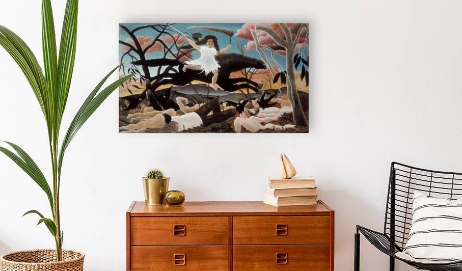 Henri Rousseau - War La Guerre 1894 by Timeless Artowrk