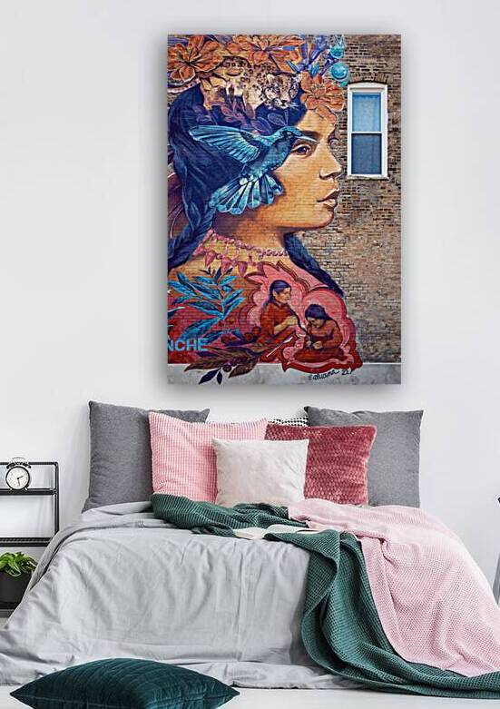 La Malinche Wall Mural by Dave Bowman