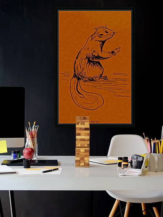 1940s Beaver Art by Row One Brand