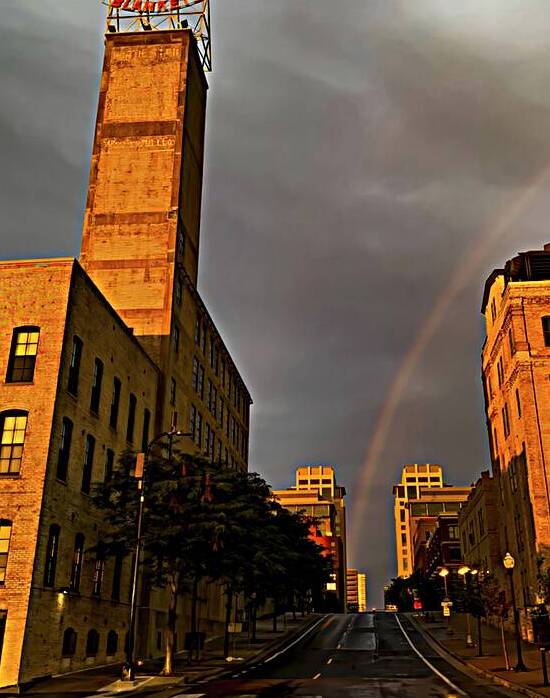 Mill City Rainbow by Lisa Drew