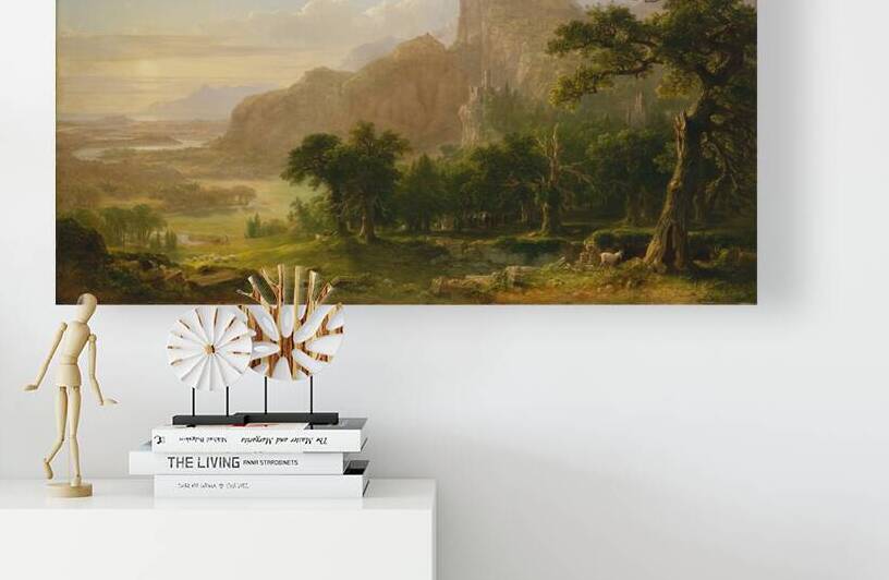 Landscape – Scene from Thanatopsis [1850] by Asher Brown Durand [1796–1886] by MyCozyFineArt