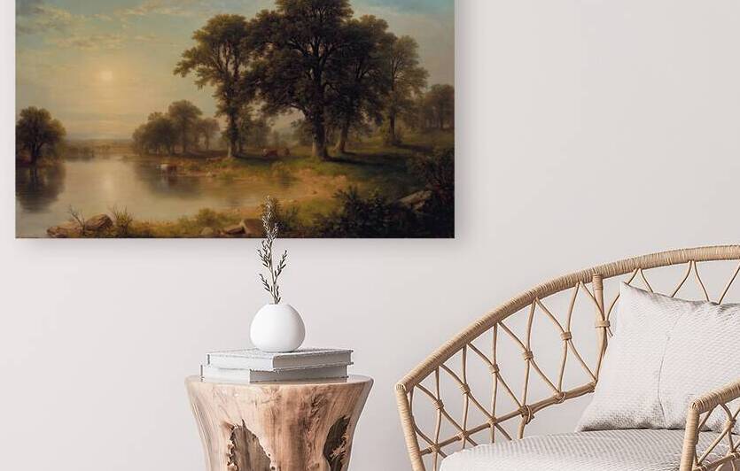 Summer Afternoon [1865] by Asher Brown Durand [1796–1886] by MyCozyFineArt