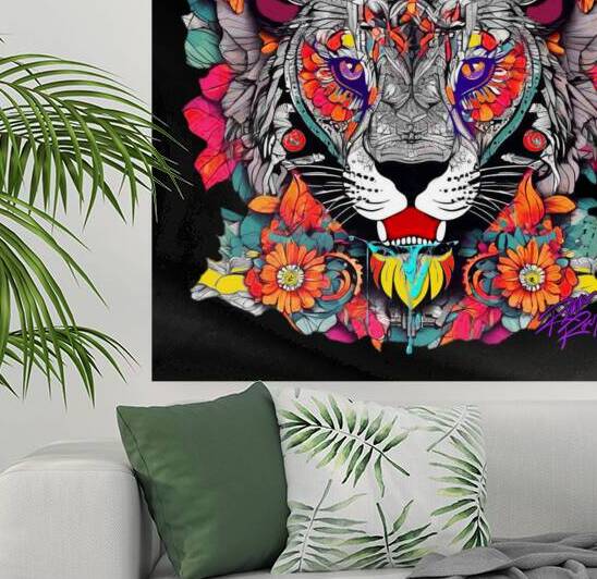  Harmony in Bloom: The Tigers Reverie by Rikki Rocx Designs