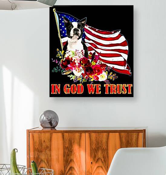 American Boston Terrier  by Rikki Rocx Designs