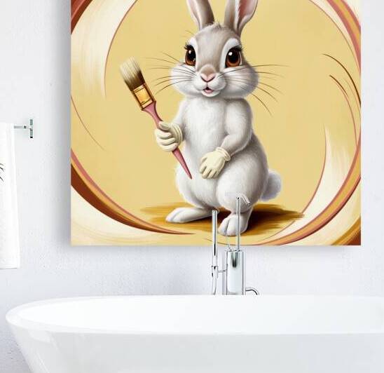 Twilight Wanderer Rabbit by Dmitry Linkov